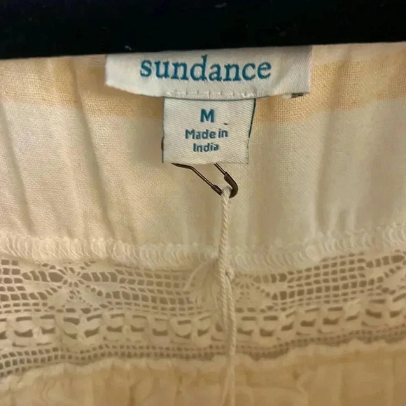 Sundance Cara Belle Tiered Midi Dress SZ Medium Gauzy Mixed Stripe - Picture 4 of 8